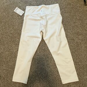 Athleta Light Cream Leggings